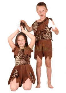 Karnevalový kostým pravěk, dívka