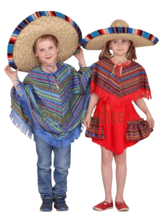 Karnevalový kostým Mexičan, pončo