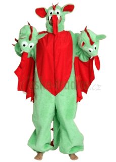 Karnevalový kostým drak tříhlavý