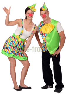 Karnevalový kostým klaun, dámský