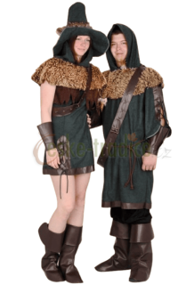 Karnevalový kostým lesní žena