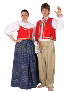 Karnevalový kostým lidový kroj, dámský