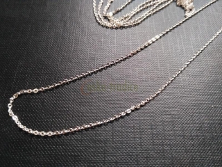 Řetízek stříbrný klepaný, 1,5x2x0,5mm