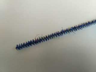 Chenille (plyšový drátek) třpytivé, 30cm/6mm