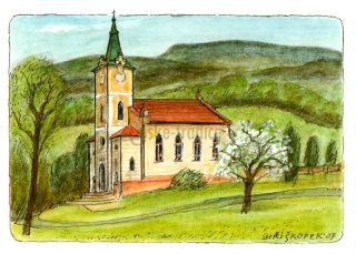 Pohlednice Jiří Škopek (Kostel Navštívení Panny Marie ve V.Poříčí, 2007) 267