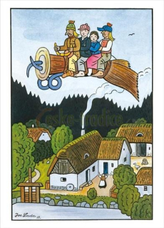 Pohlednice Josef Lada (Bubáci a hastrmani 1953)