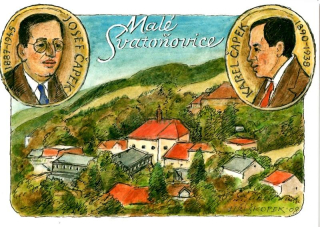 Pohlednice Jiří Škopek (Malé Svatoňovice a bratři Čapkové, 2008) 131