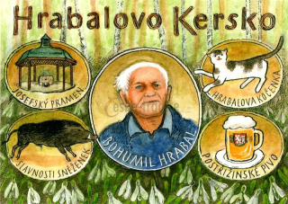 Pohlednice Jiří Škopek (Hrabalovo Kersko, 2010) 354