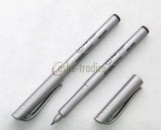 Popisovač metalický stopa 2mm, STŘÍBRNÝ, Koh-i-noor