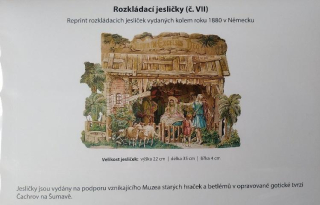 Betlém, vystřihovací jesličky VII. (A4)