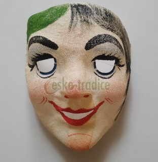 Maska organtýnová, dáma (malý obličej)