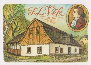 Pohlednice Jiří Škopek (Rodný domek F.L.Věka, 1997) 51