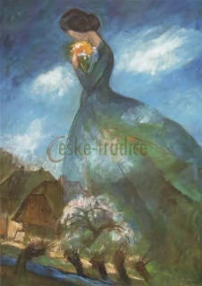 Pohlednice Jiří Škopek VELKÁ (Spisovatelka Babičky, 1994) 562