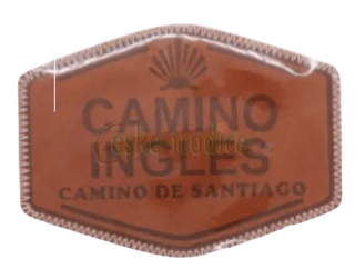 Nášivka/nažehlovačka Camino Ingles, 9,5x7cm