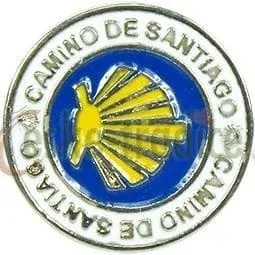Špendlík Camino de Santiago mušle, 2x2cm