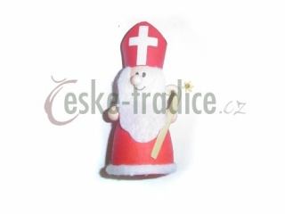 Mikuláš figurka, 12 cm, II. JAKOST/DOPRODEJ
