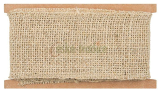 Stuha JUTA přírodní, 6cm/2m