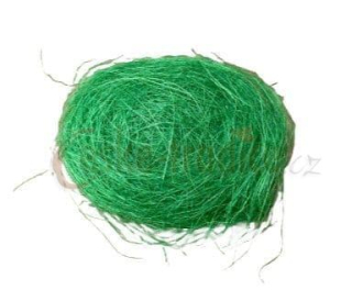 Kokosové vlákno (sisal) ZELENÉ, 50g