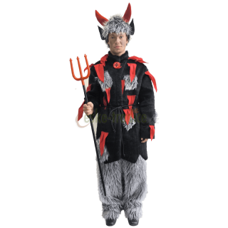 Čertovský kožich s plameny, komplet