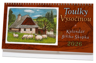 Stolní kalendář Toulky Vysočinou 2026, Škopek