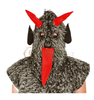 Čertovská kukla, černobílá