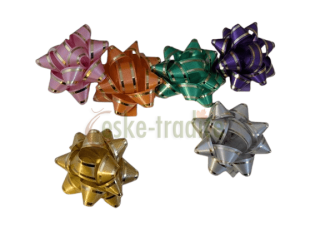 Hvězdice zlatý proužek, 6,5cm - DOPRODEJ!