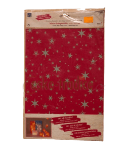 Lampová plastová fólie ČERVENÁ, 22,5x32,5cm/2ks, DOPRODEJ!!!