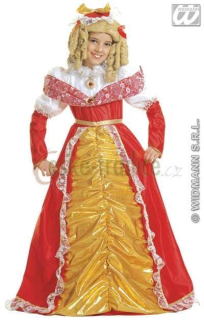 Karnevalový kostým princezna červená, velikost 140