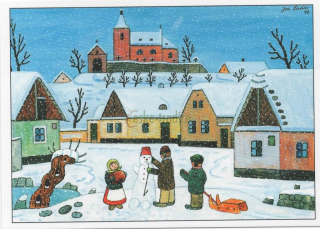 Pohlednice Josef Lada (Zima 1949)
