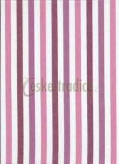 Kanafas - Josefína proužek 1cm, metráž š.140cm