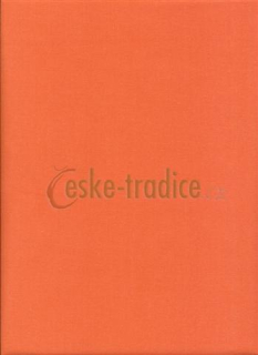 Kanafas - oranž, metráž š.140cm