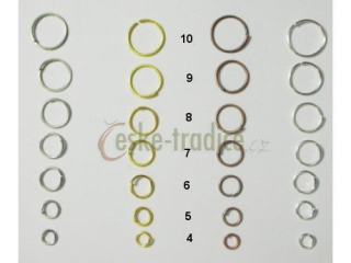 Spojovací kroužek, 6mm/50ks