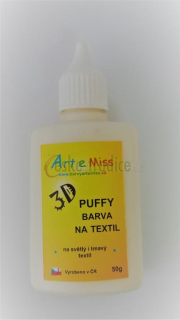 3D napěnovací barva na textil, 50g, II. JAKOST