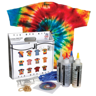 Souprava pro batikování triček KIT TIE&DYE (spirálová batika)