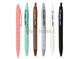 Kuličkové gelové pero 0,7mm BÍLÉ, oil pen