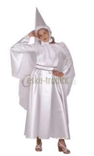 Karnevalový kostým bílá paní