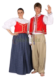 Karnevalový kostým lidový kroj, dámský
