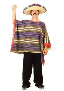 Karnevalový kostým mexické pončo