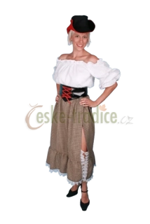 Karnevalový kostým western lady